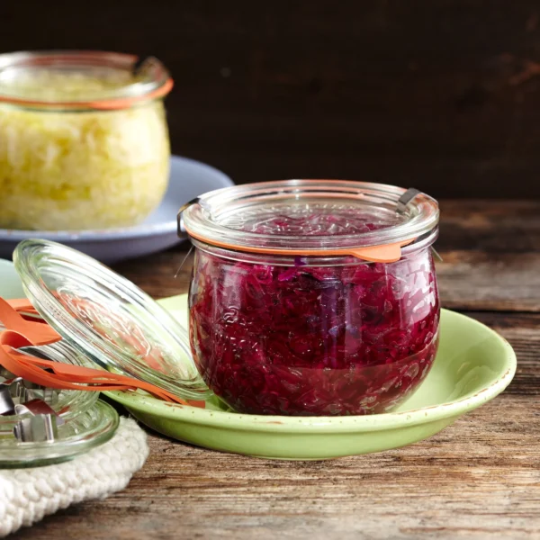 WECK Kavanoz Lale Serisi 580 ml Saklama ve Konserve Kavanozu