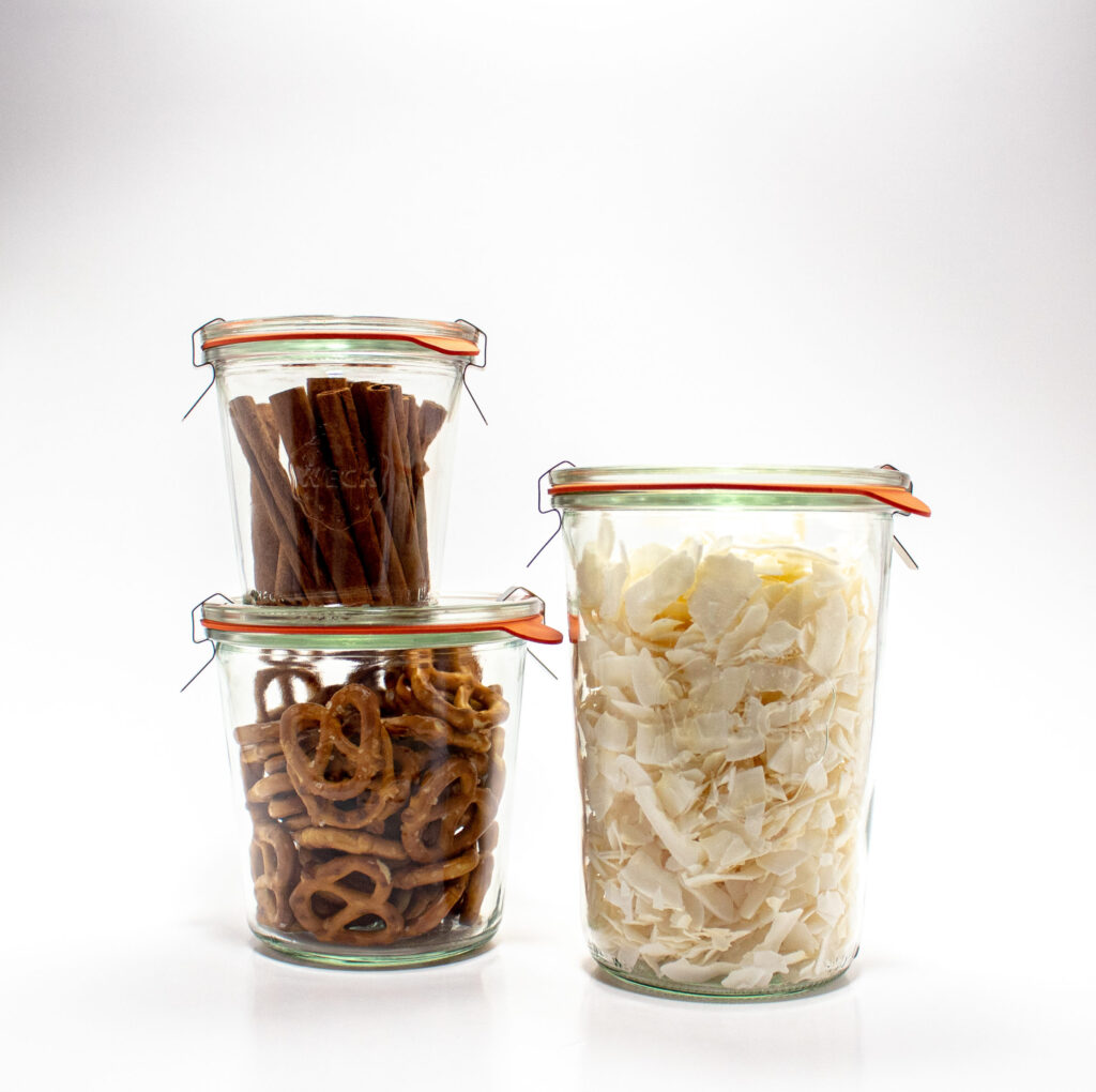 WECK Mold Kavanoz Set (850 ml - 580 ml - 290 ml)