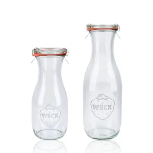 WECK Kavanoz Juice Meyve Suyu Seti (1062 ml - 530 ml)