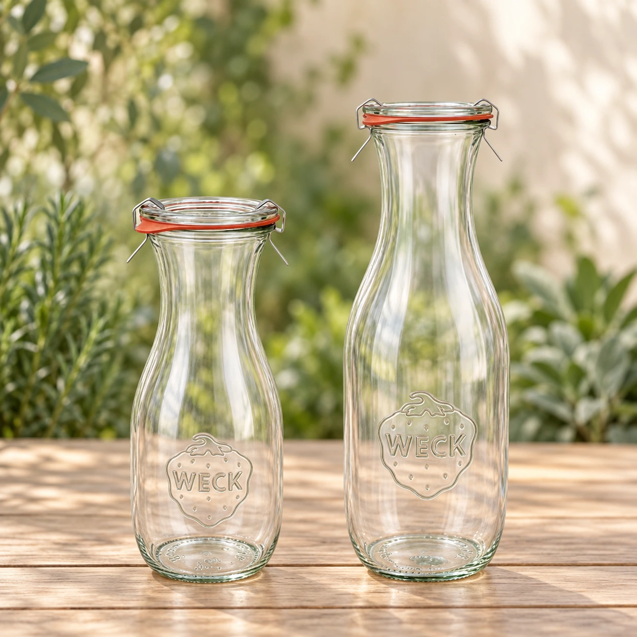 WECK Kavanoz Juice Meyve Suyu Seti (1062 ml – 530 ml)