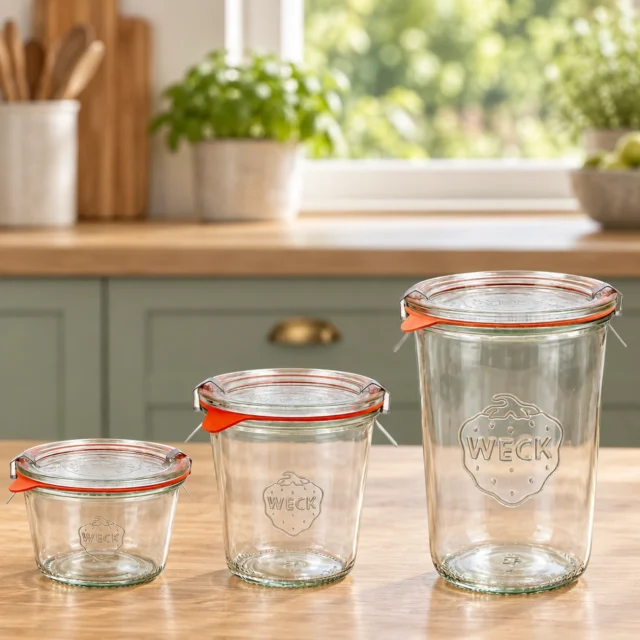 WECK Kavanoz Mold Set (850 ml – 580 ml – 370ml)