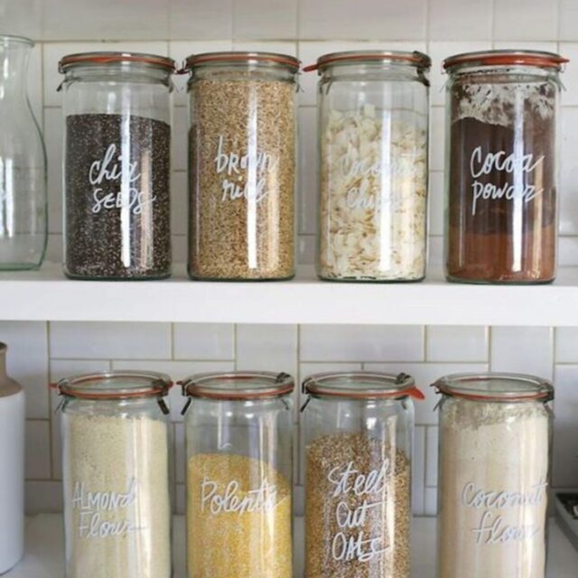 WECK 1590 Ml Silindir Kiler Set ( 8 Adet )