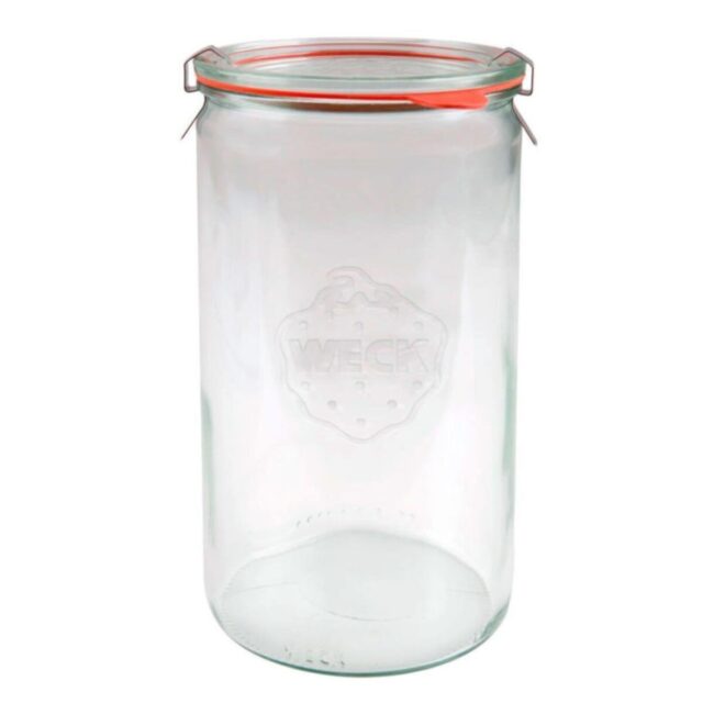WECK 1590 Ml Silindir Cam Saklama Kavanozu 2 Adet