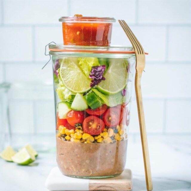 WECK Salata Set ( 850 ml Mold, 80 ml Mold )