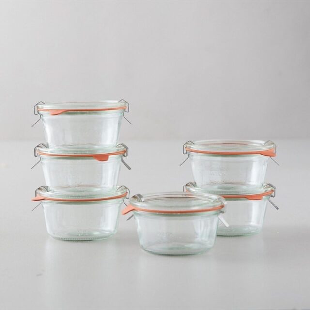 WECK Mold Kısa Kavanoz Set (6 Adet) 740 290 ml