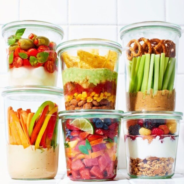 WECK Kavanoz Mold Saklama Seti ( 2 Adet 850 Ml , 4 Adet 580 Ml )