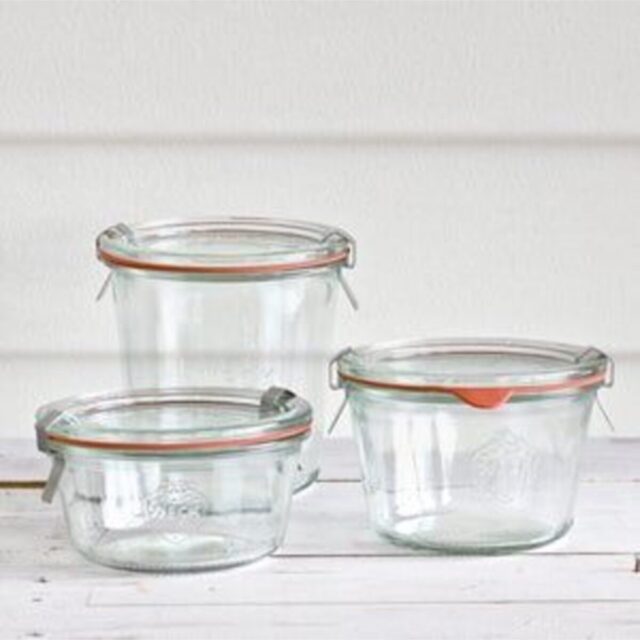 WECK Mold Kavanoz Set 4 ( 580 Ml , 370 Ml , 290 Ml Kısa)